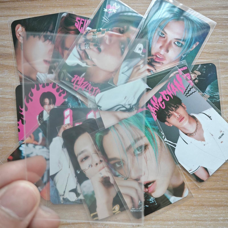 KPOPBP واقي بطاقات شفاف عالي الدقة من KPOPBP 50 قطعة في كل عبوة لبضائع بطاقات الصور Kpop Lomo (58 × 89 مم) - Image 5